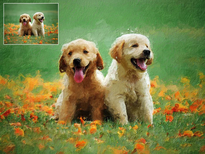 Custom Oil Painting Portraits from Your Photos