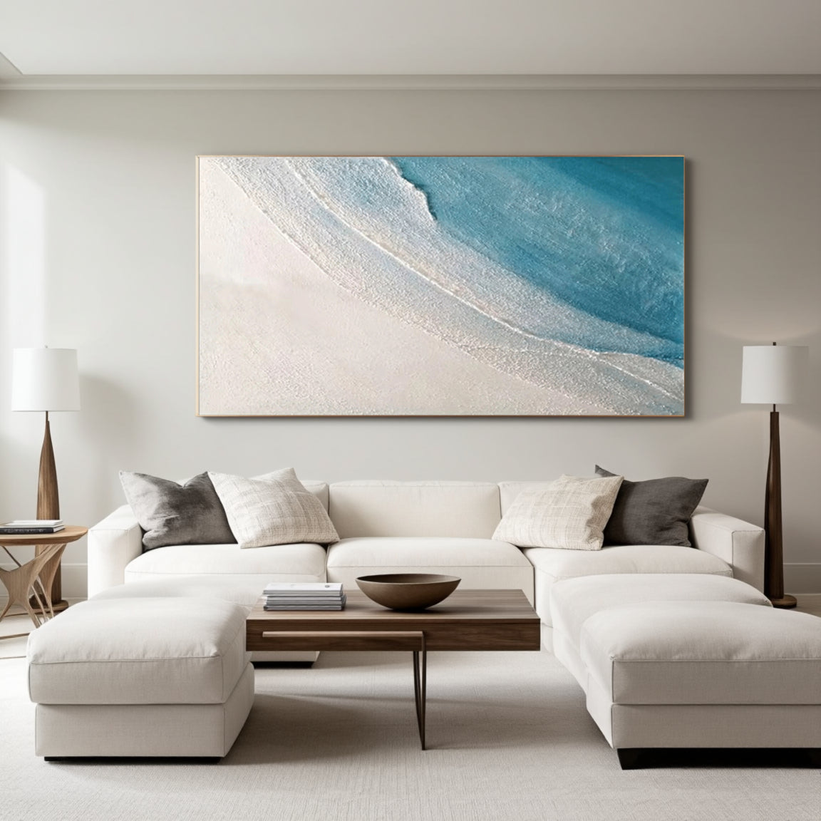 Striking Ocean Wave Canvas Art – Bold Coastal Wall Decor