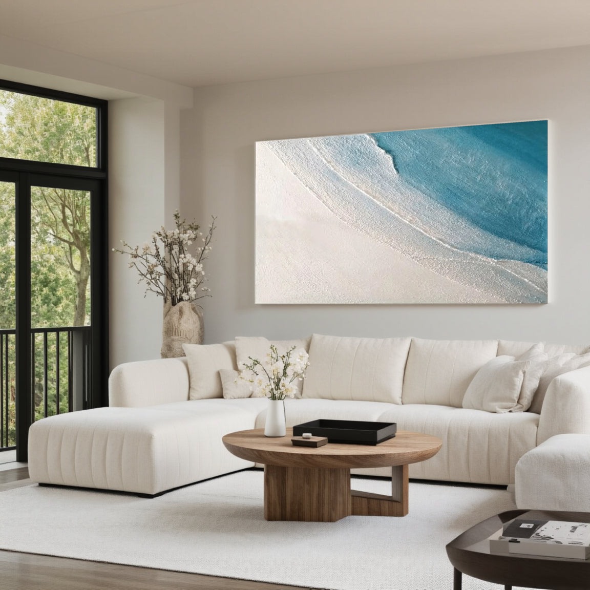 Striking Ocean Wave Canvas Art – Bold Coastal Wall Decor