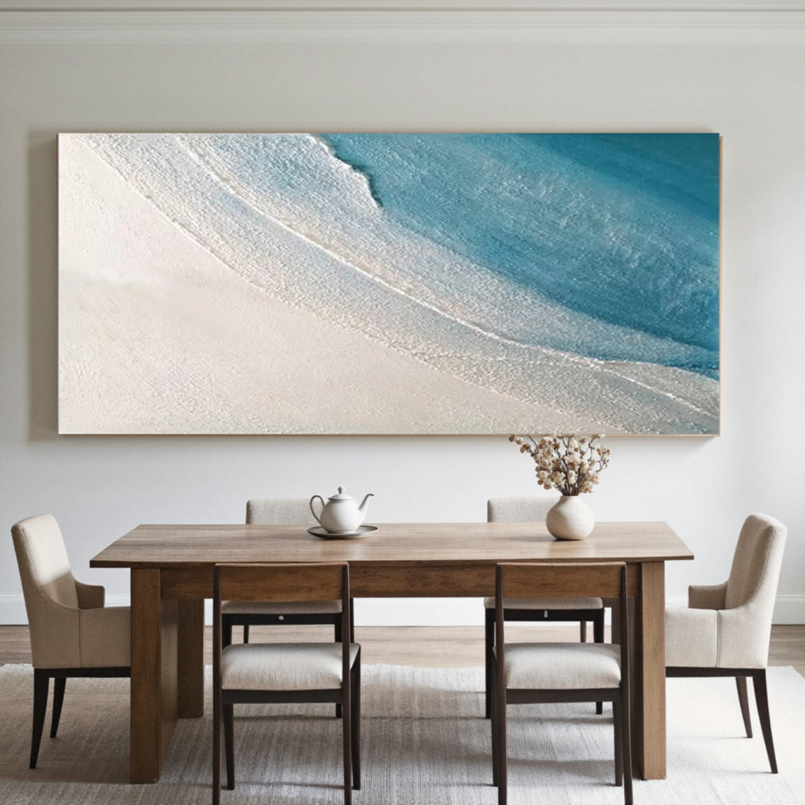 Striking Ocean Wave Canvas Art – Bold Coastal Wall Decor