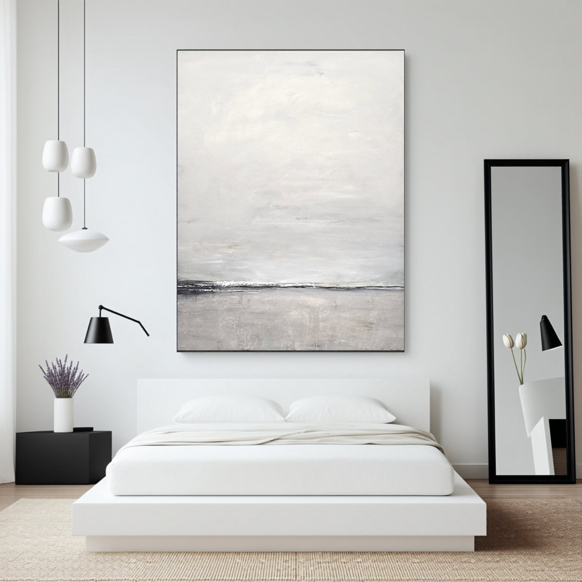 Minimalist Abstract Landscape Canvas Art