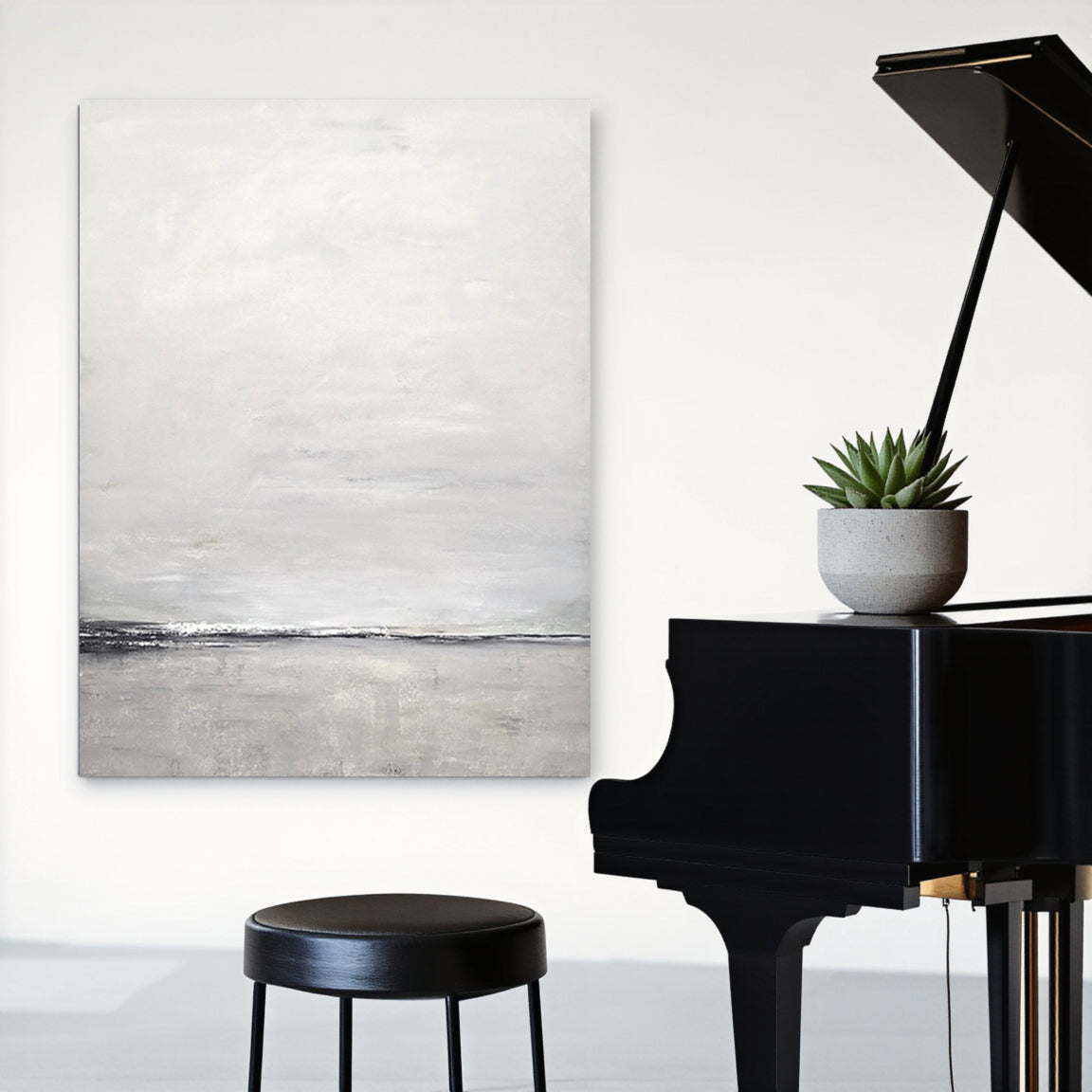 Minimalist Abstract Landscape Canvas Art