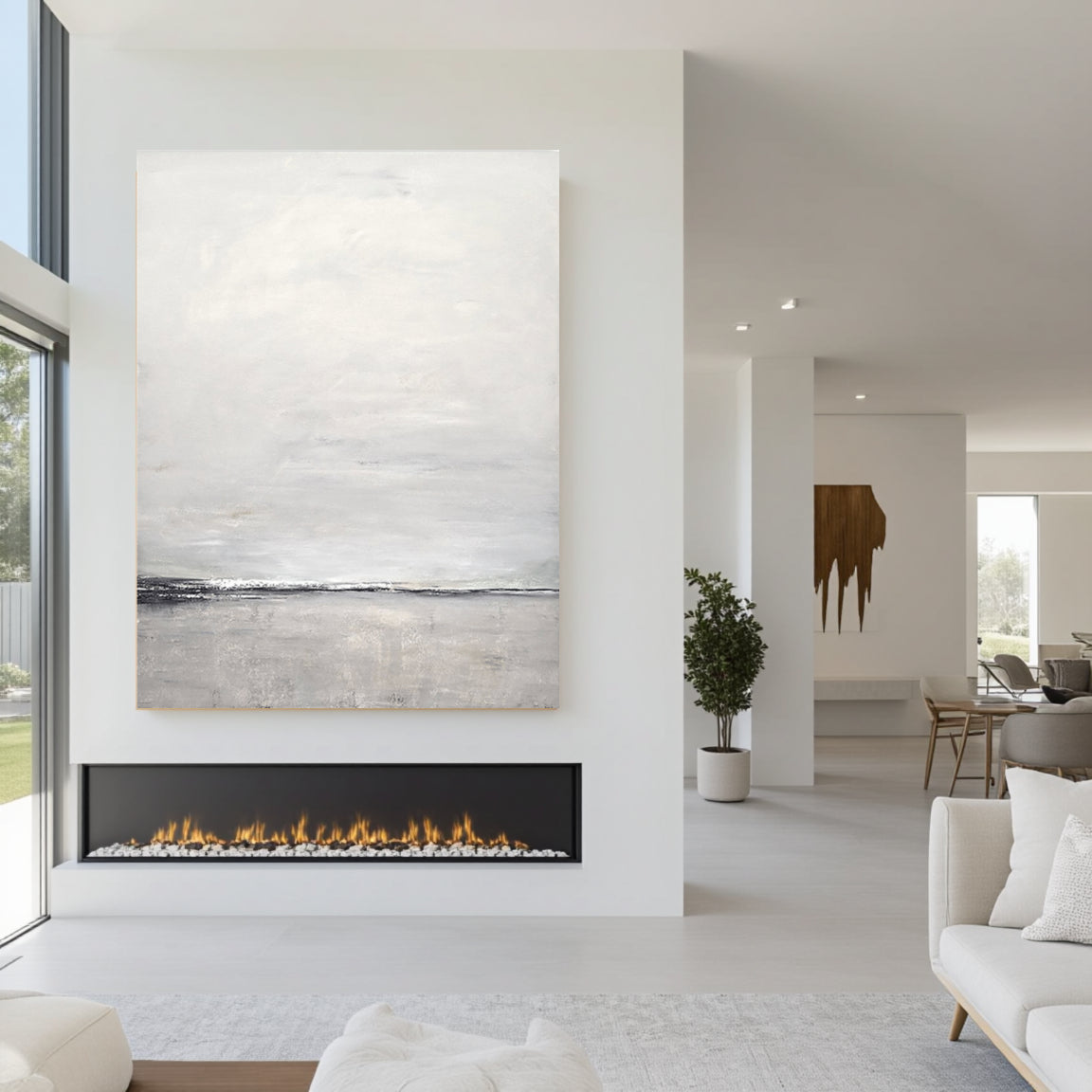 Minimalist Abstract Landscape Canvas Art