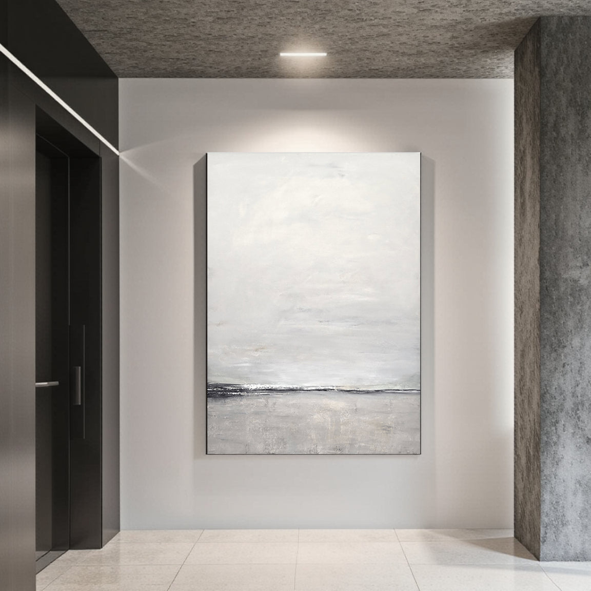 Minimalist Abstract Landscape Canvas Art