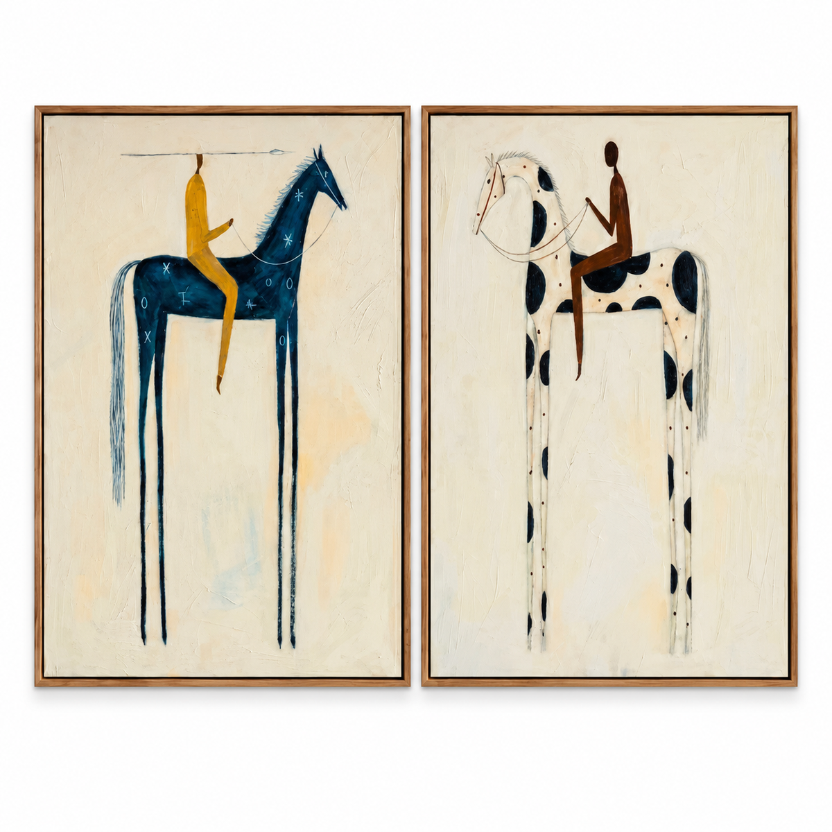 Modern Folk Art | Riders in Reverie