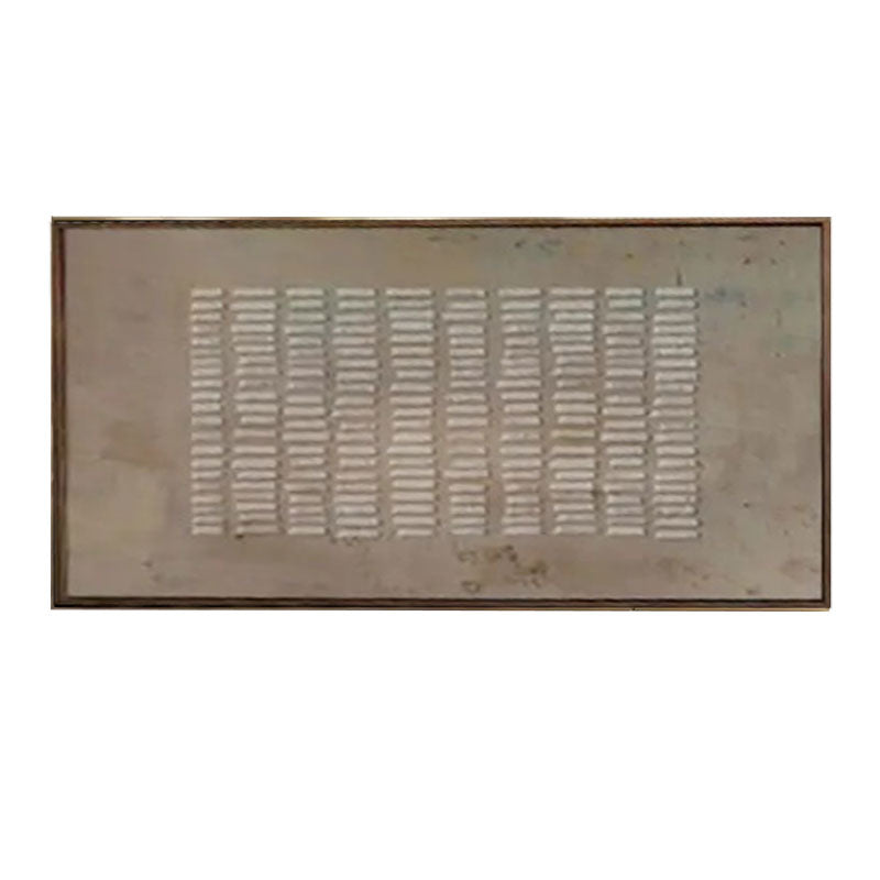 Textured Brick Grid Wall Art