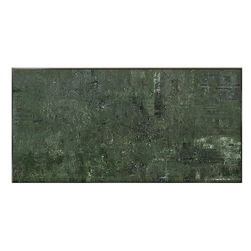Textured Green Abstract Wall Art