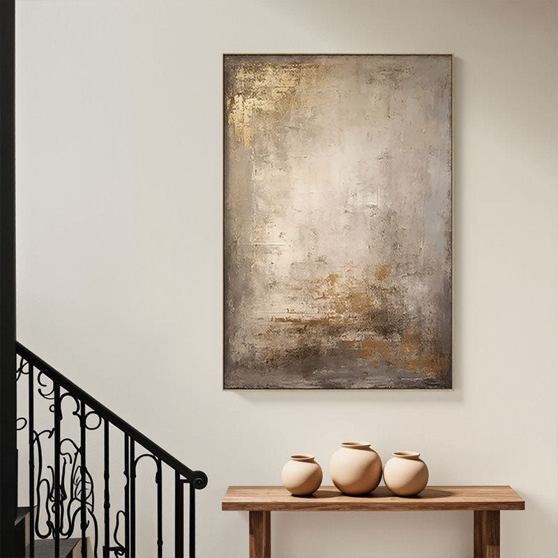 Textured Golden Patina Wall Art