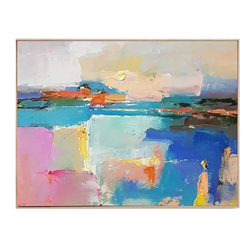 Colorful Abstract Landscape Wall Art