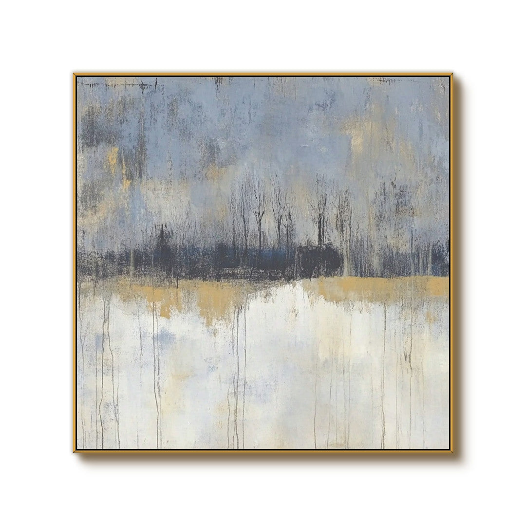 Autumn Riverbank in Quiet Stillness