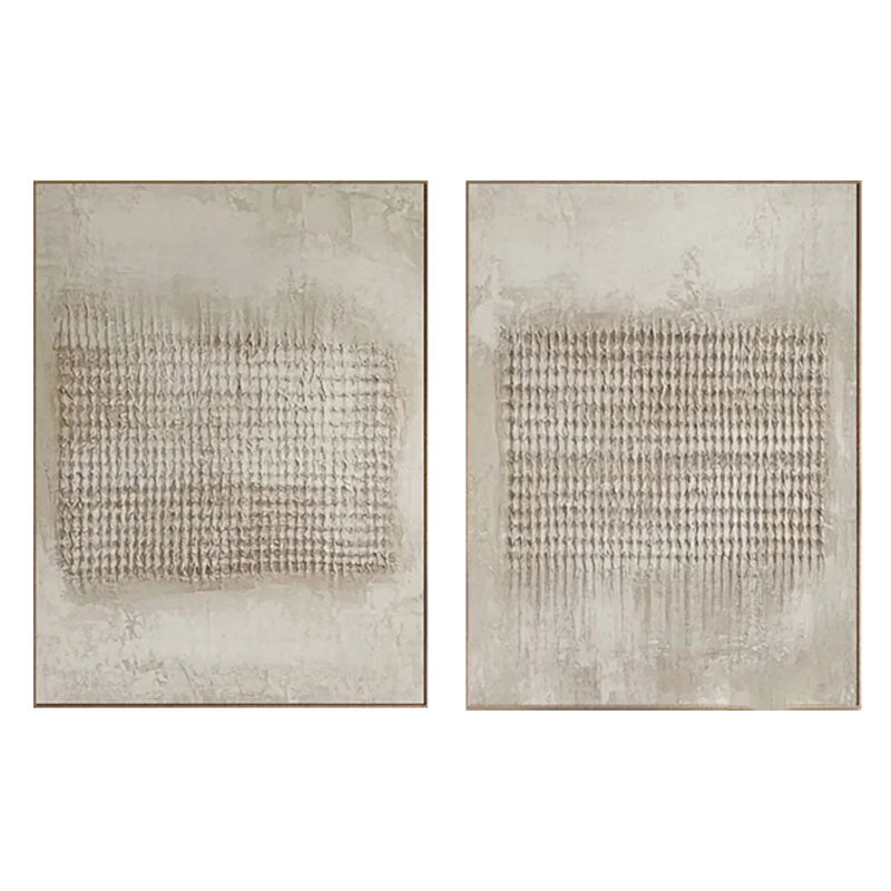 Textured Woven Dot Wall Art Set of 2