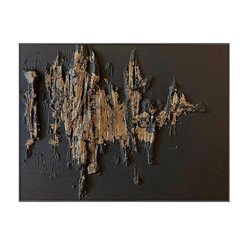 Textured Gold Vein Wall Art