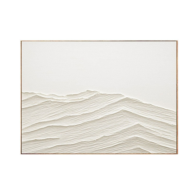 Textured Beige Rolling Hills Wall Art