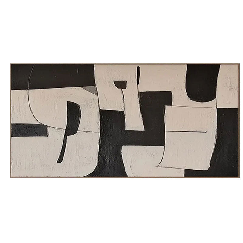 Textured Puzzle Shape Wall Art