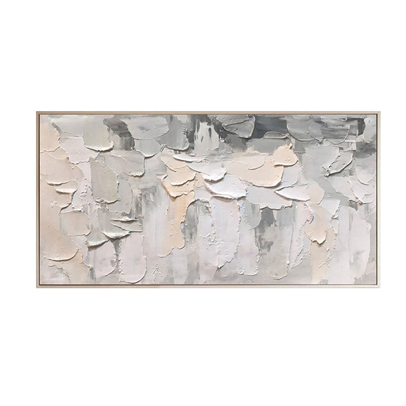 Sculptural Layered Paint Texture Wall Art