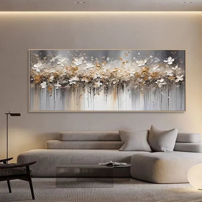 Textured Blossom Drift Wall Art