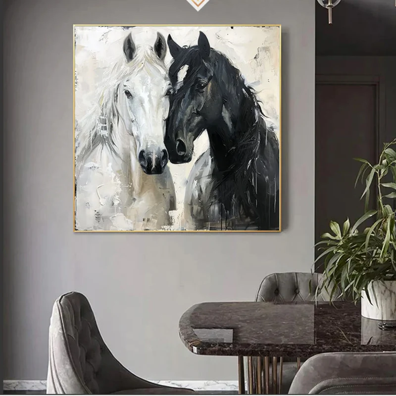 Abstract Animal Art Horse Texture Wall Art