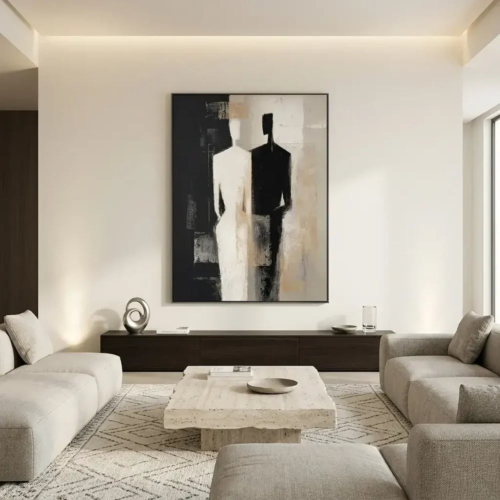 Textured Silhouette Duo Wall Art