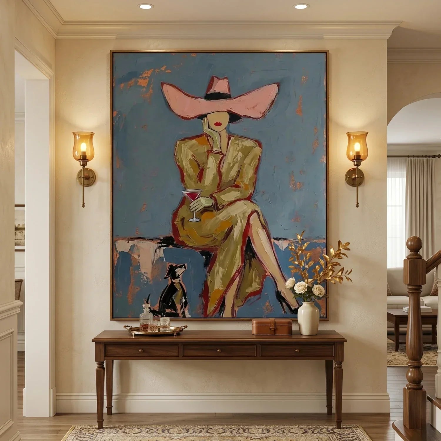 Vintage Americana Art | Velvet Interlude