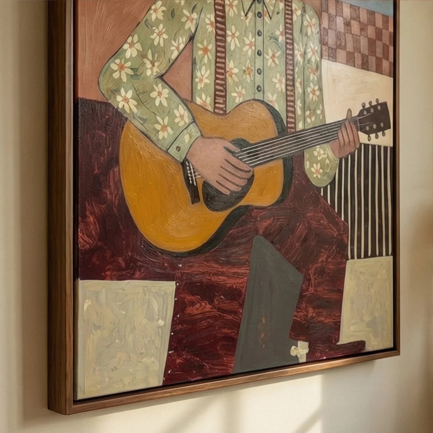 Vintage Americana Art | Desert Serenade Hand-Painted Canvas Wall Art