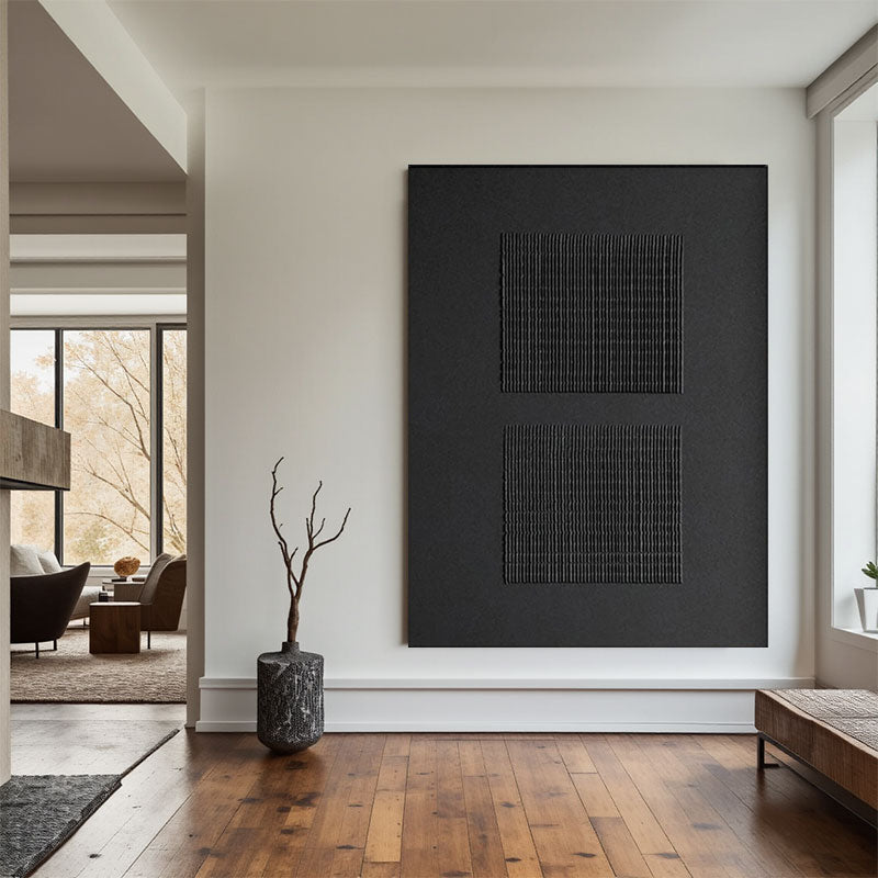 Textured Panel Block Wall Art