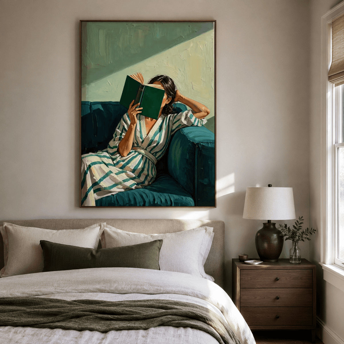 Impressionist Art | Sunlit Reading Hour