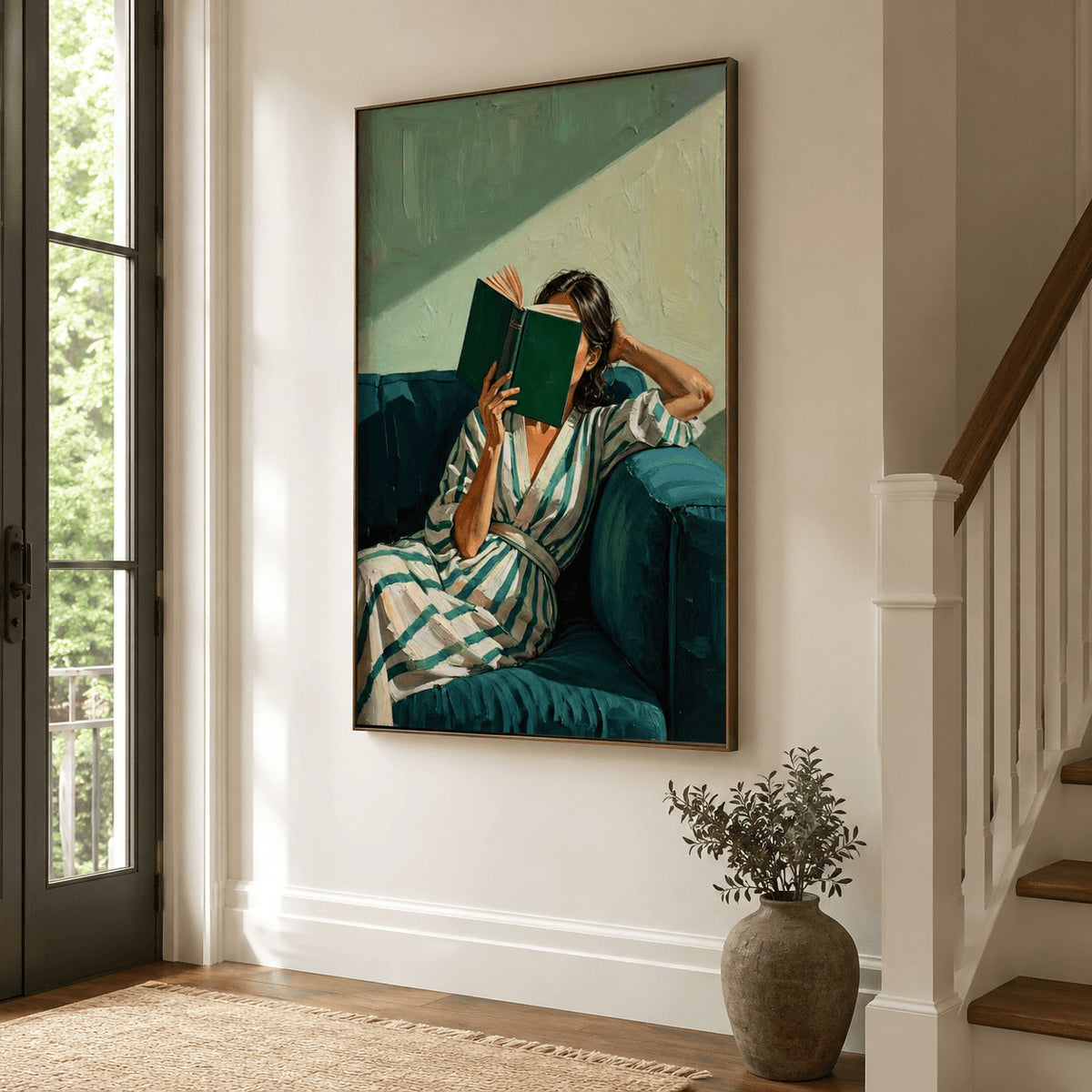 Impressionist Art | Sunlit Reading Hour