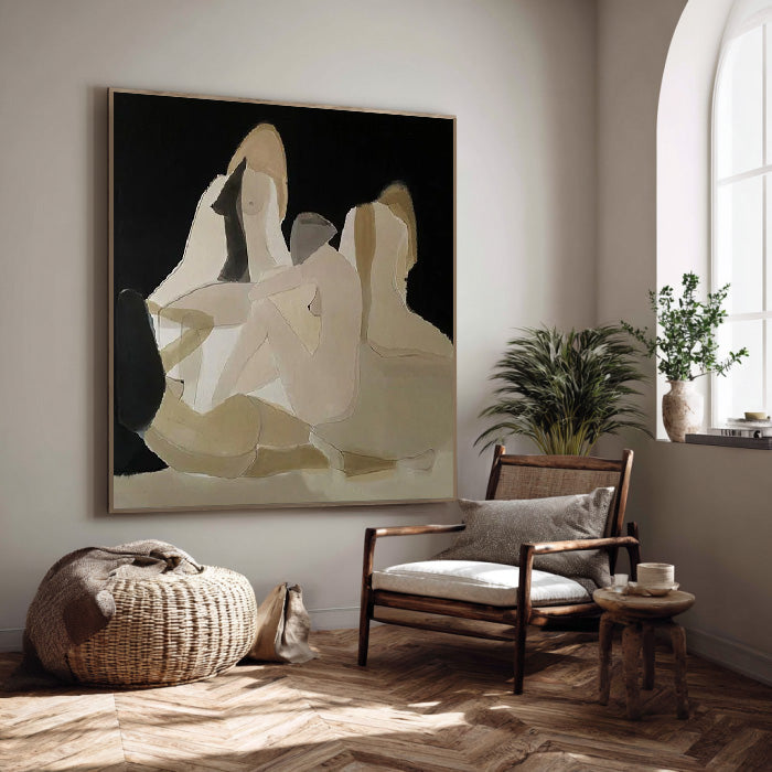 Night and Skin - Modernist Abstract Group Wall Art