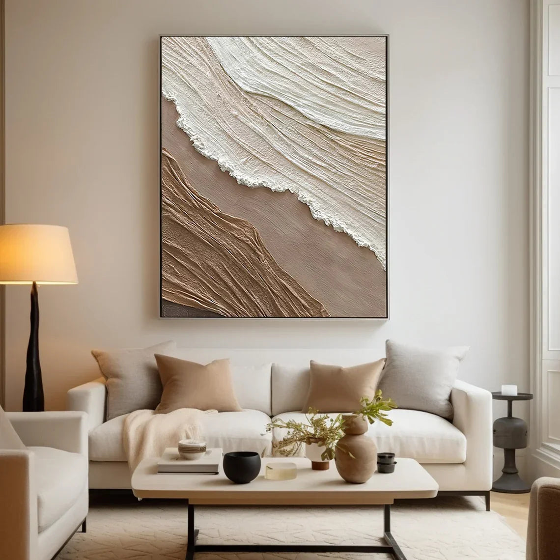 Textured Organic Flow Wall Art