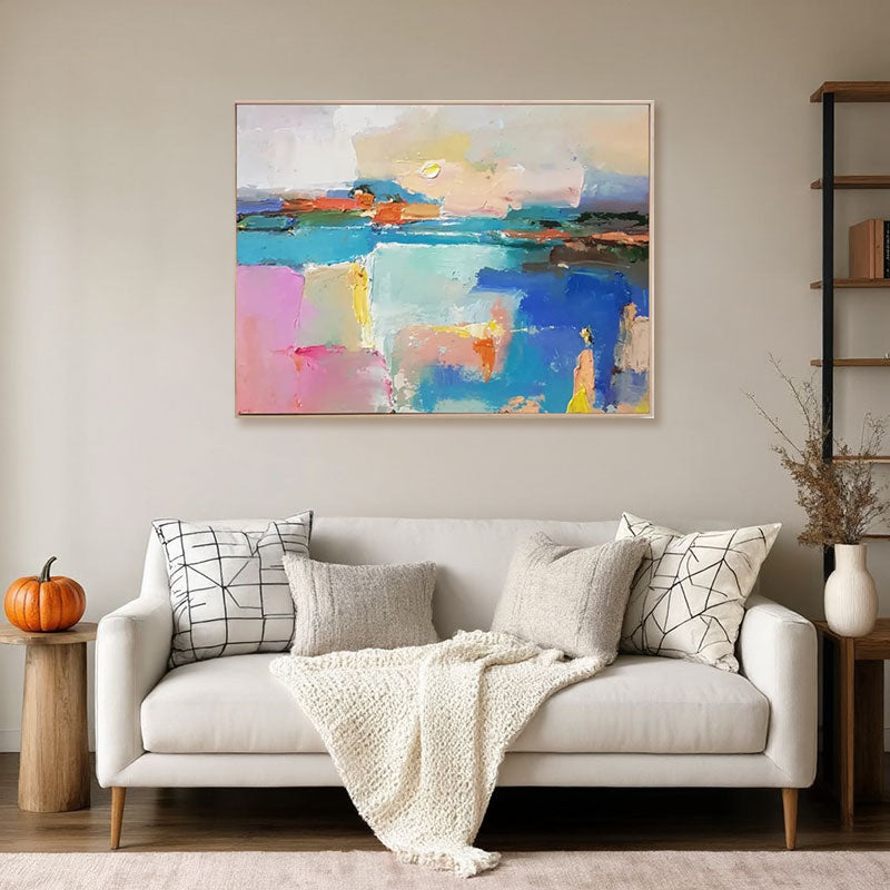 Colorful Abstract Landscape Wall Art