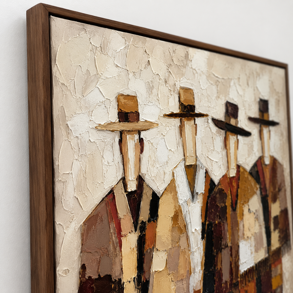 Textured Earthy Quartet | Hat Silhouettes