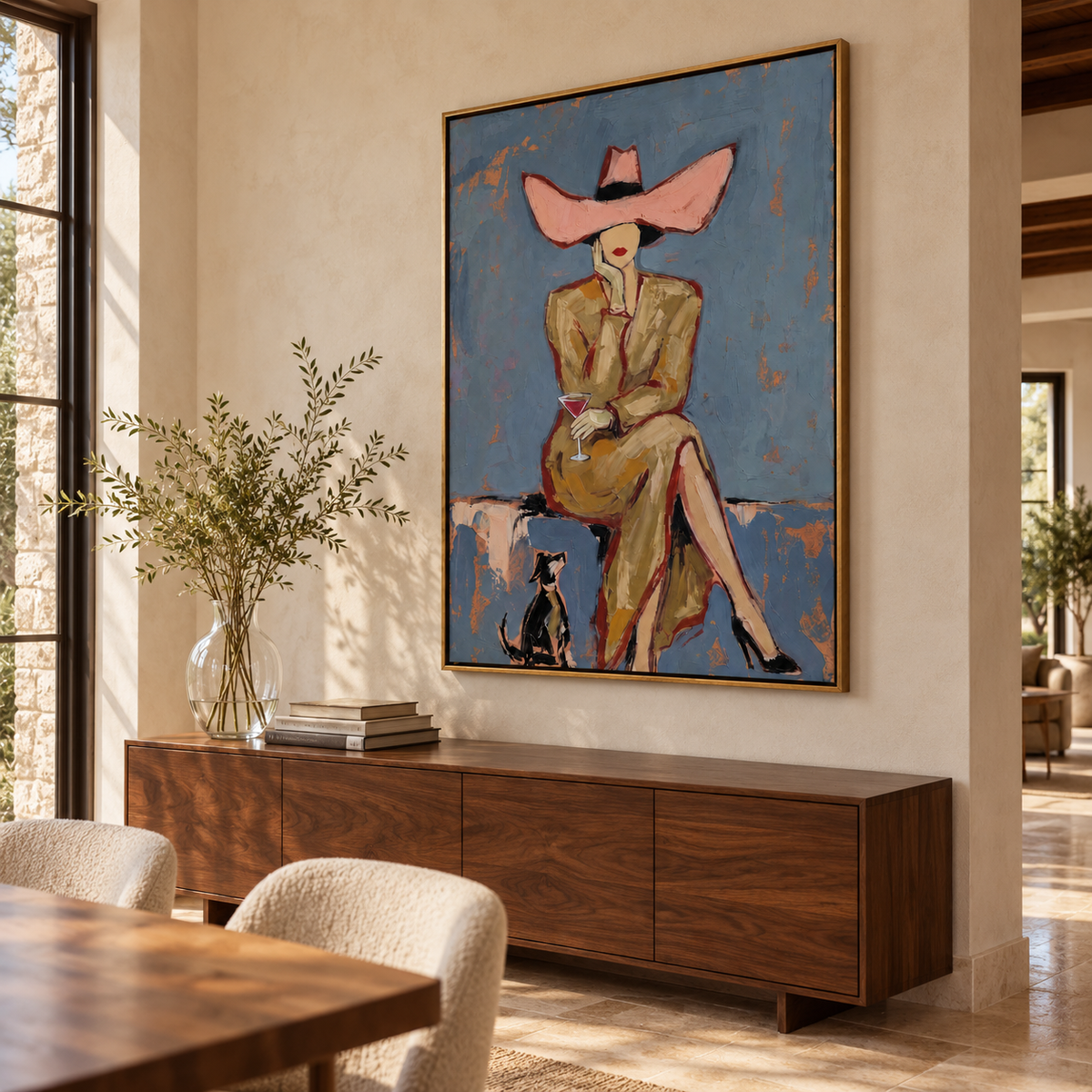 Vintage Americana Art | A Sip of the West