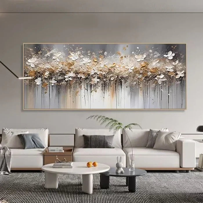 Textured Blossom Drift Wall Art