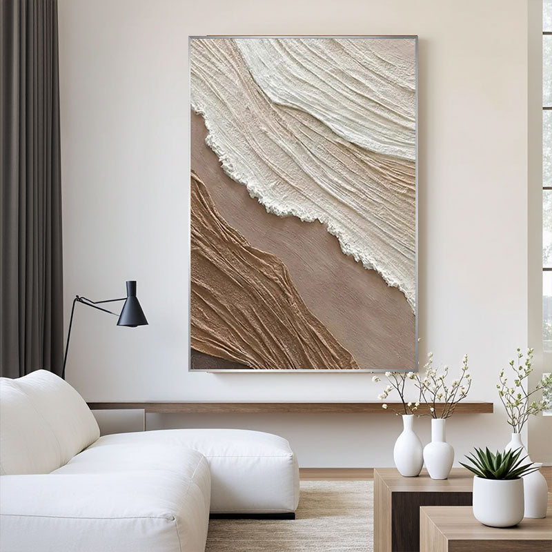 Textured Organic Flow Wall Art