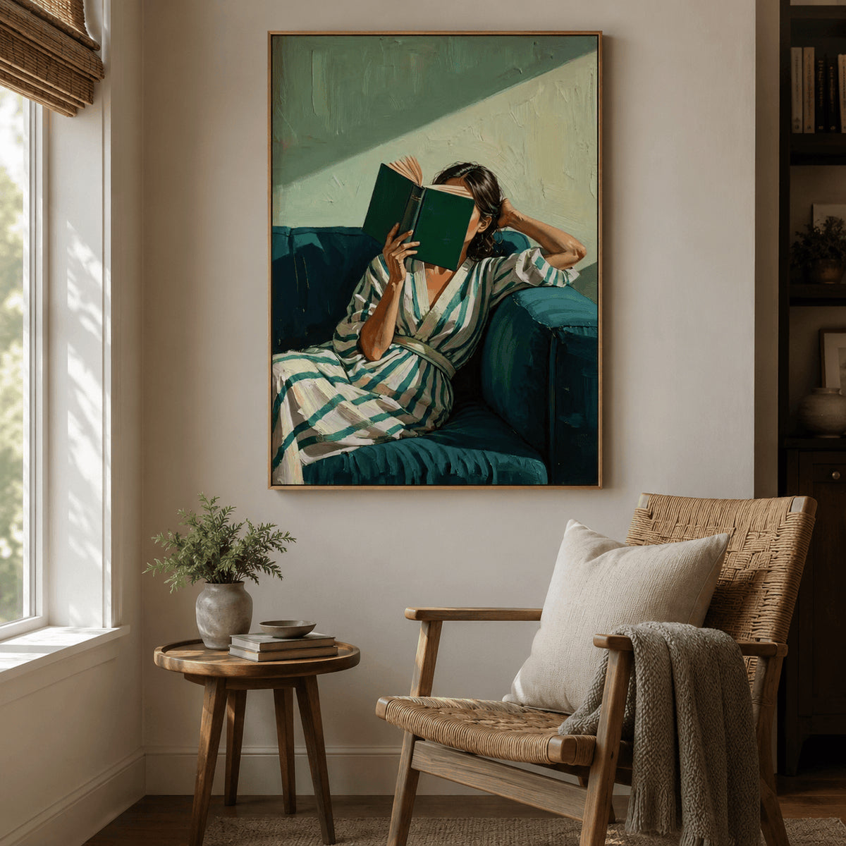 Impressionist Art | Sunlit Reading Hour