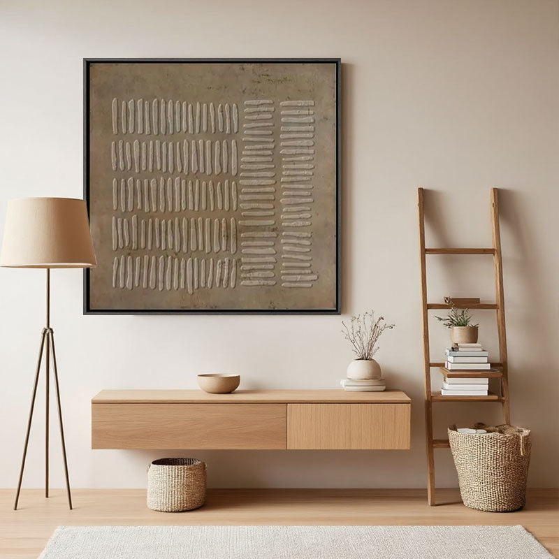 Textured Horizontal Line Wall Art