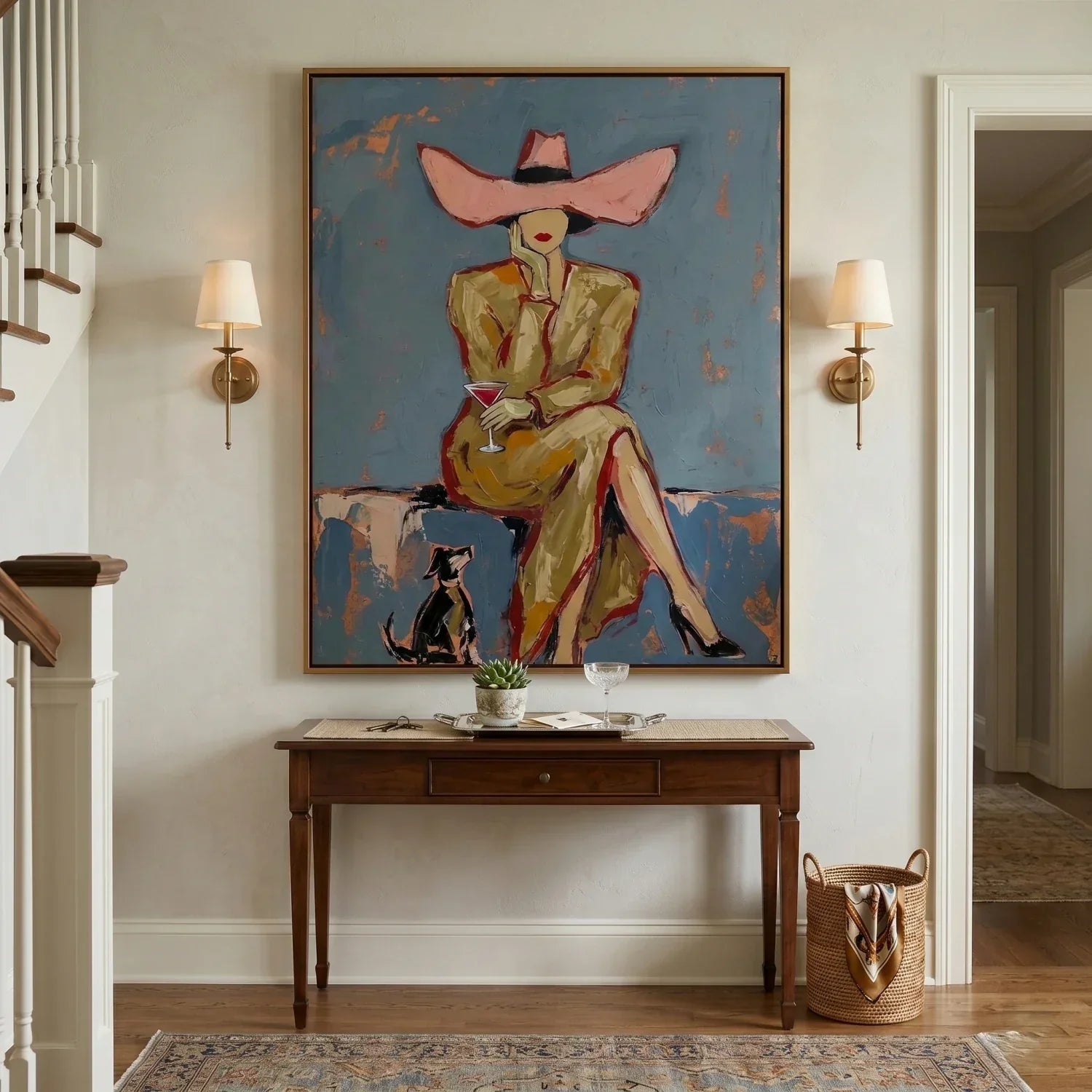 Vintage Americana Art | Velvet Interlude