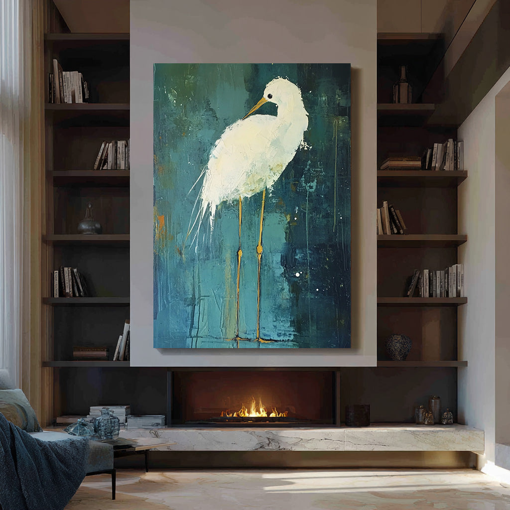Stillness Where the Heron Dwells