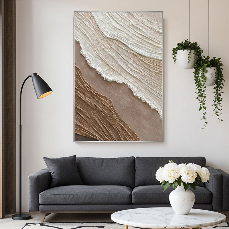Textured Organic Flow Wall Art