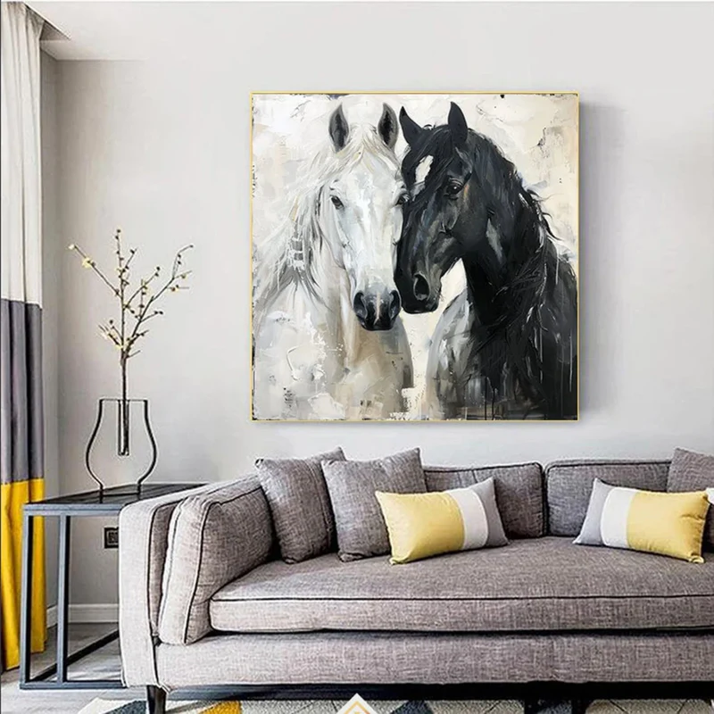 Abstract Animal Art Horse Texture Wall Art