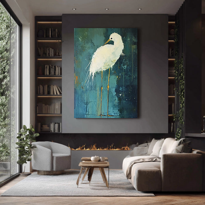 Stillness Where the Heron Dwells