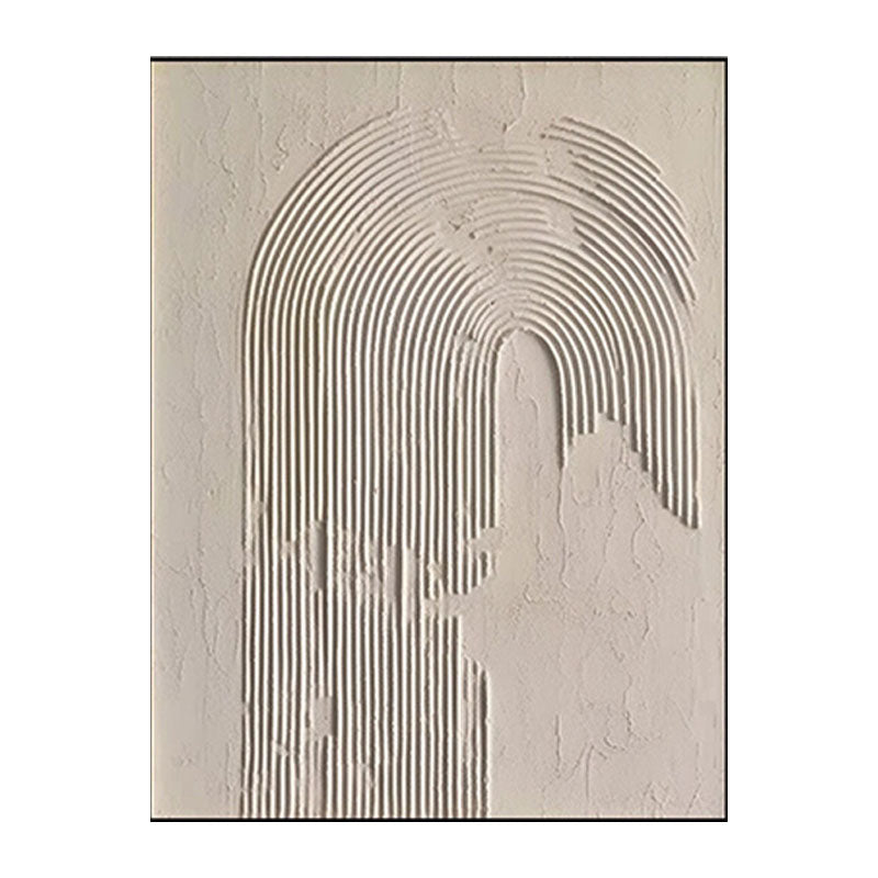 Sculptural Rainbow Contour Wall Art