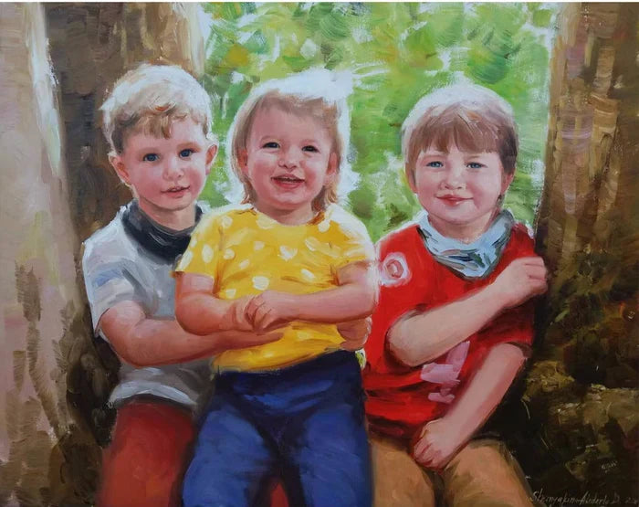 Custom Oil Painting Portraits from Your Photos
