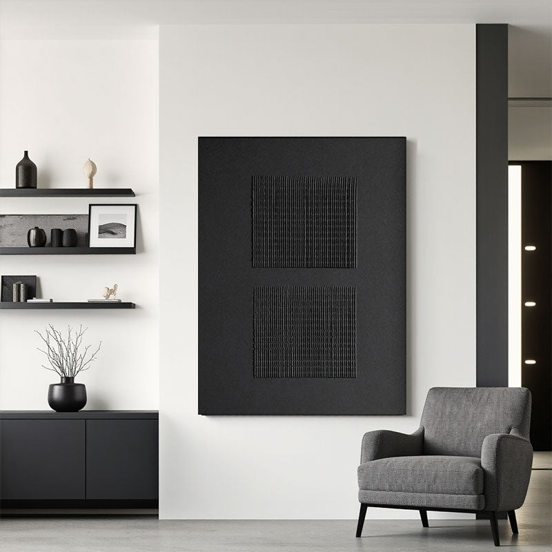Textured Panel Block Wall Art