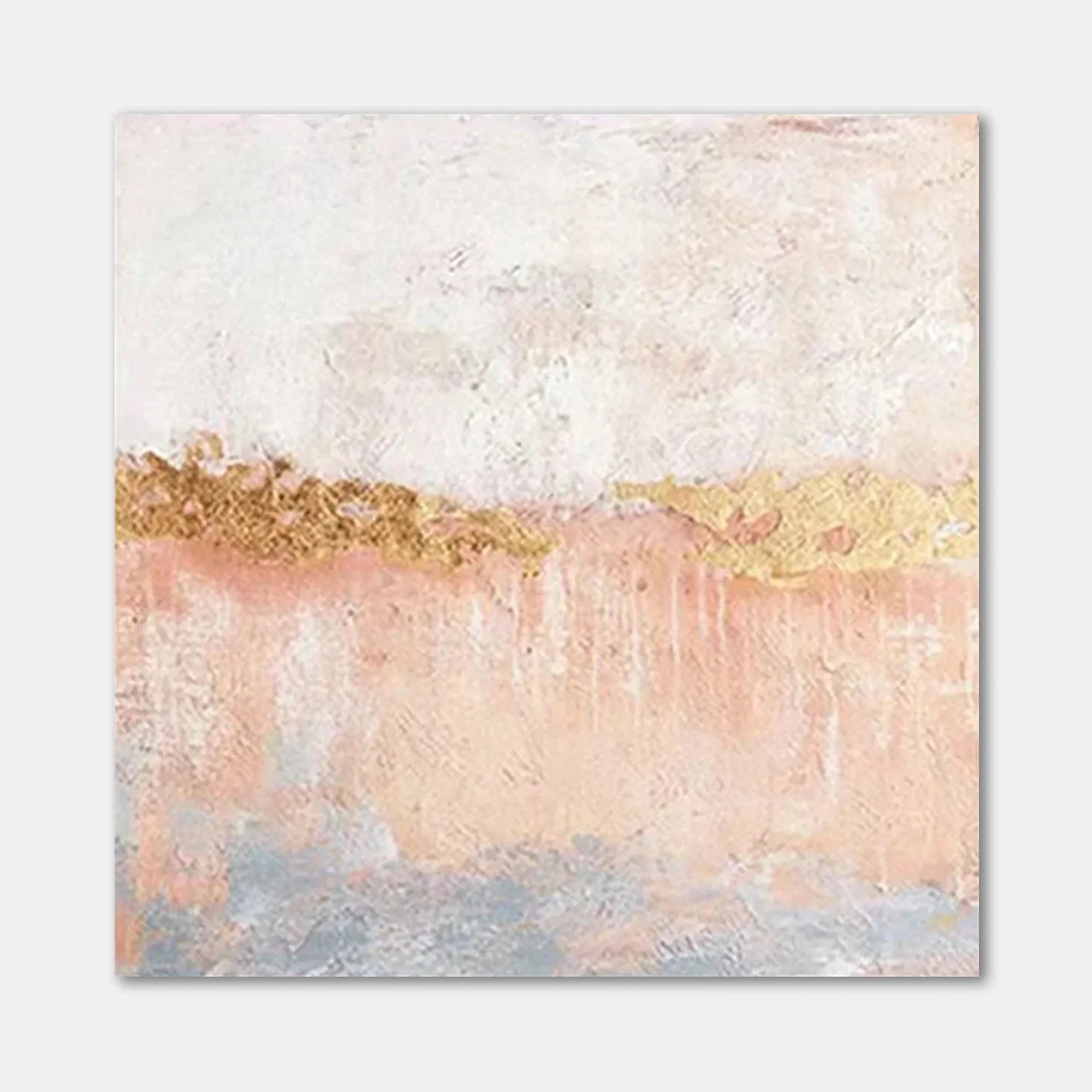 Plaster Textured Color Field Wall Art