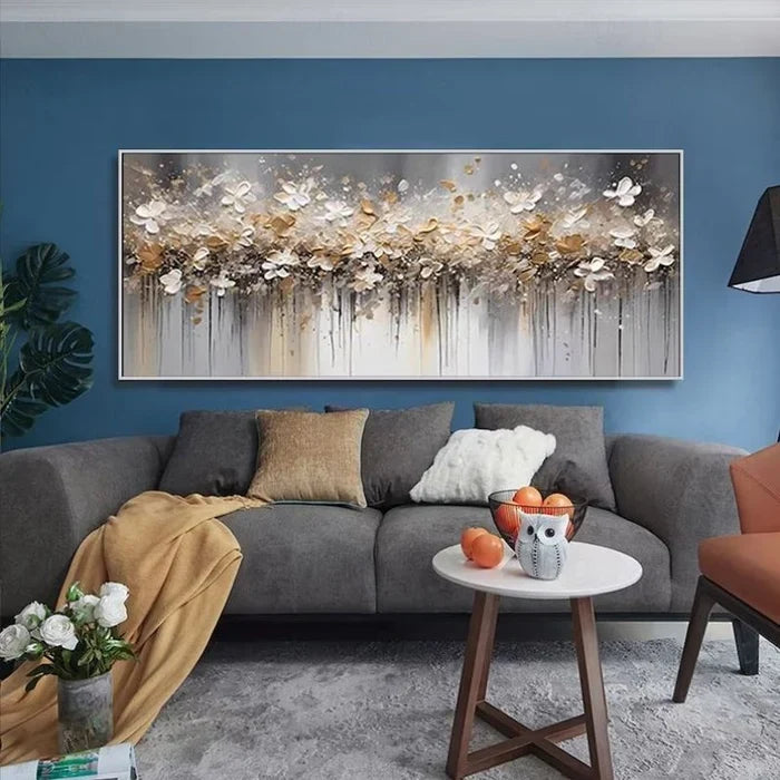 Textured Blossom Drift Wall Art