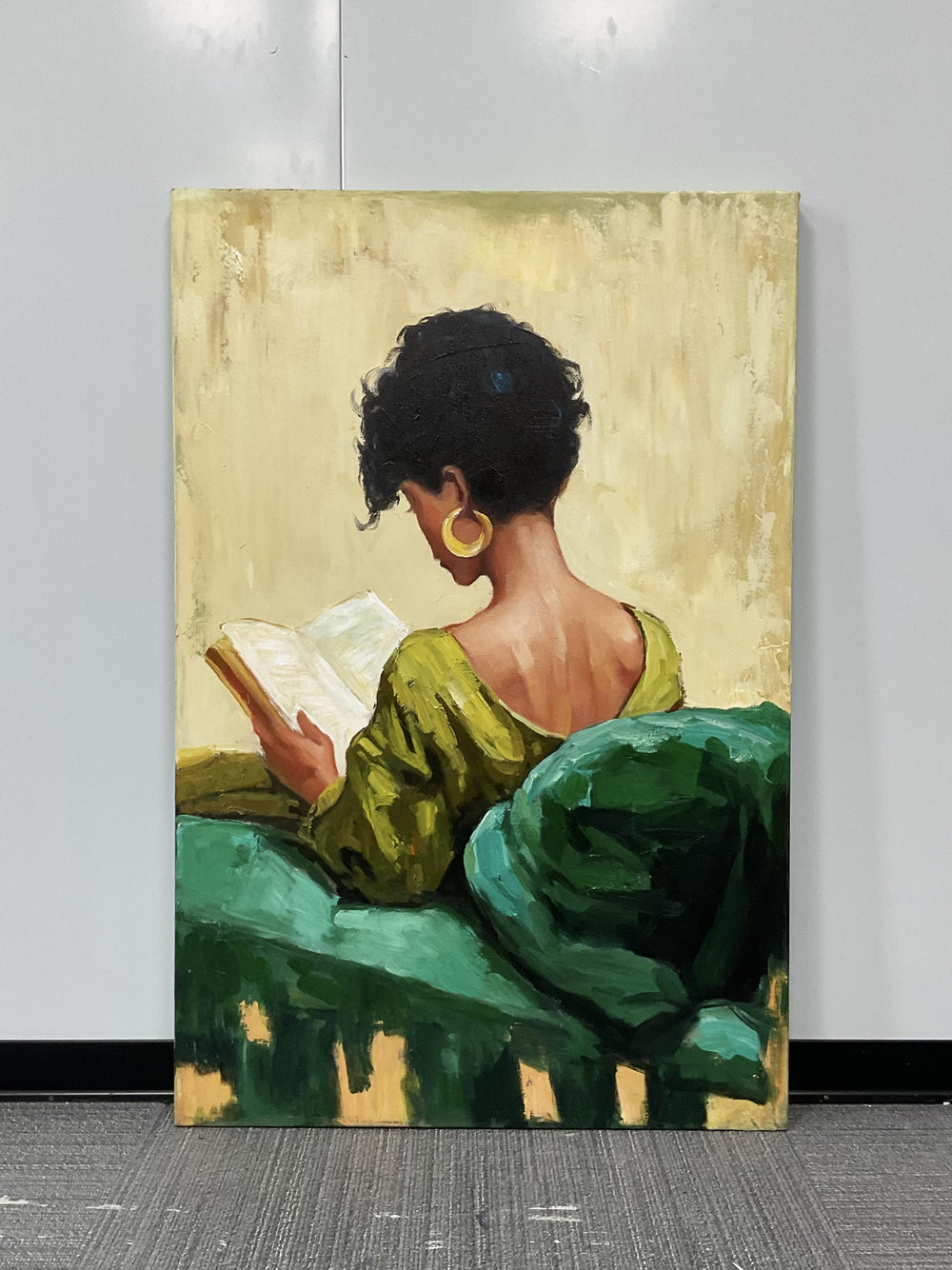 Impressionist Art | Quiet Reading Moment - Real artwork photo