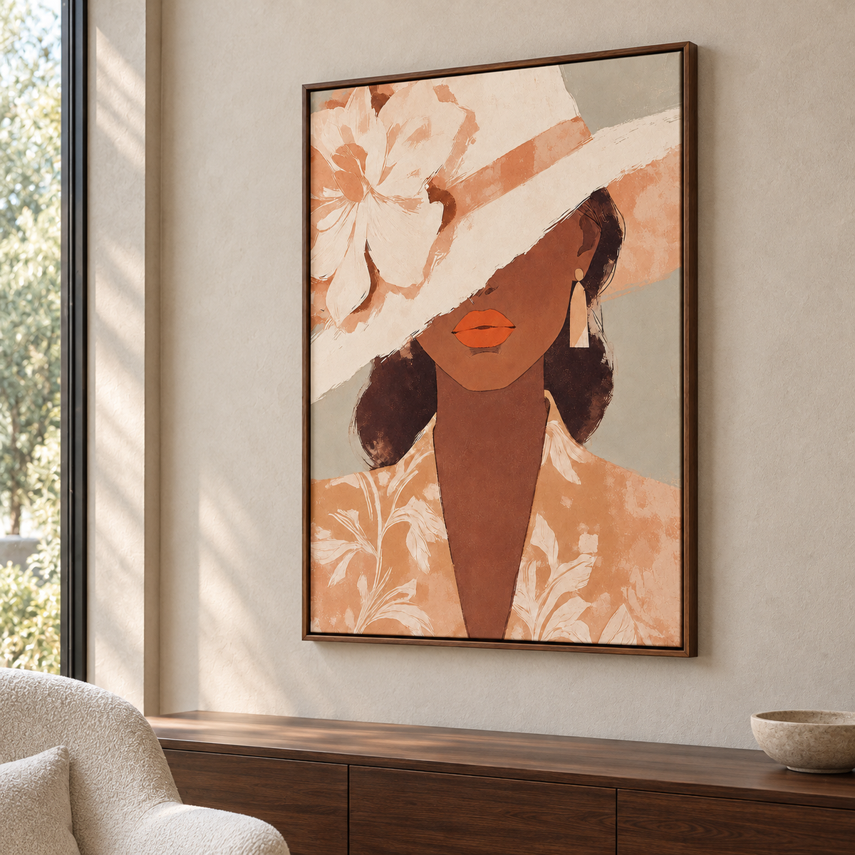 Vintage Americana Art | Under the Brim