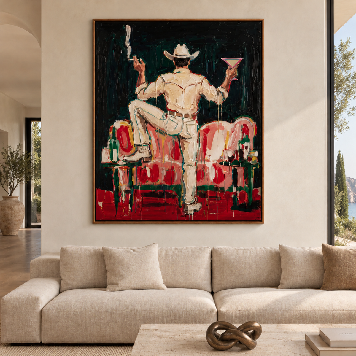 Contemporary Western Pop Art | Midnight Swagger