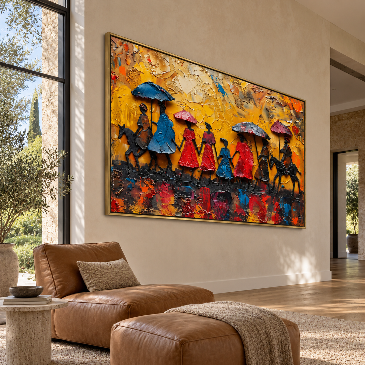 Figurative Wall Art | Golden Procession